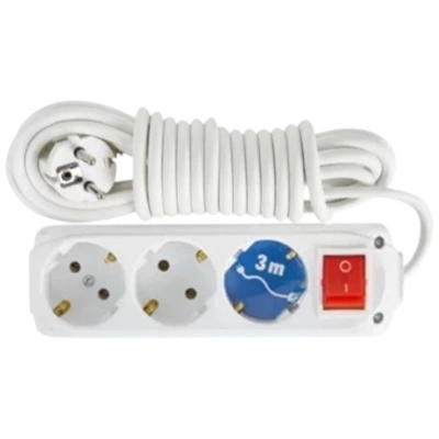 ALMERA 3 LÜ ANAHTARLI 3MT GRUP PİRİZ*24