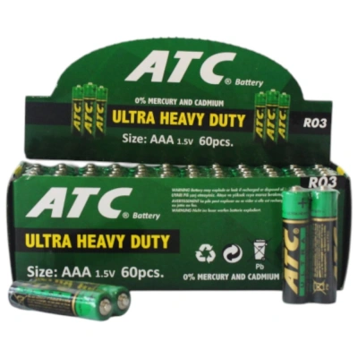 ATC İNCE PİL R03 PVC*20