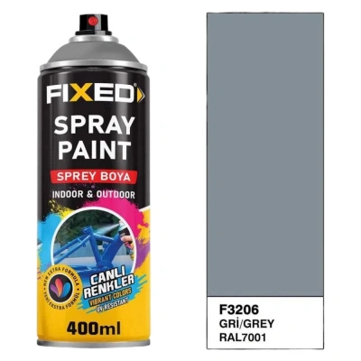 FIXED SPREY BOYA 400 ML GRİ F3206*12
