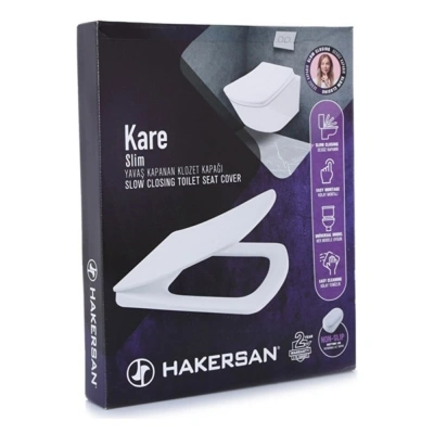 HAKERSAN KLOZET KAPAK KARE*10