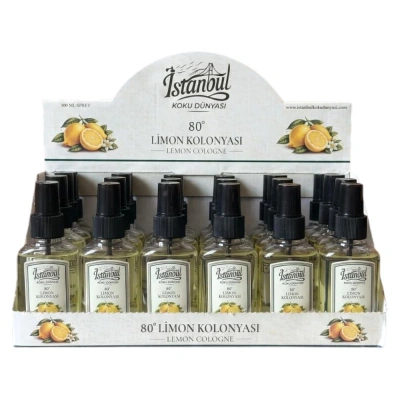 İSTANBUL KOLONYA 100ML LİMON*24