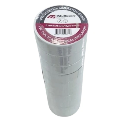 MUTLUSAN İZOLE BANT 10LU BEYAZ*50