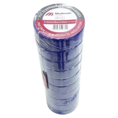 MUTLUSAN İZOLE BANT 10LU MAVİ*50