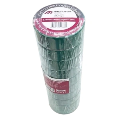 MUTLUSAN İZOLE BANT 10LU YEŞİL*50