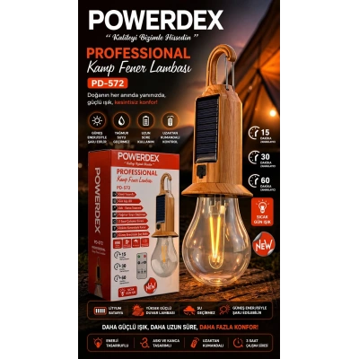 POWERDEX PD-572 KUMANDALI KAMP LAMBASI