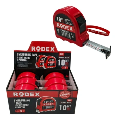 RODEX METRE KIRMIZI 10X25MM