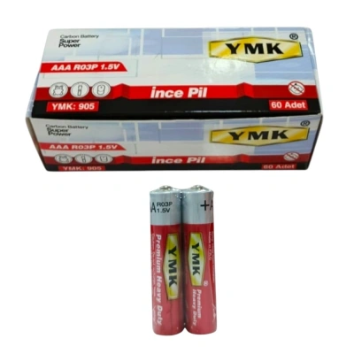YMK İNCE PİL YMK-905 (60 ADET)*20