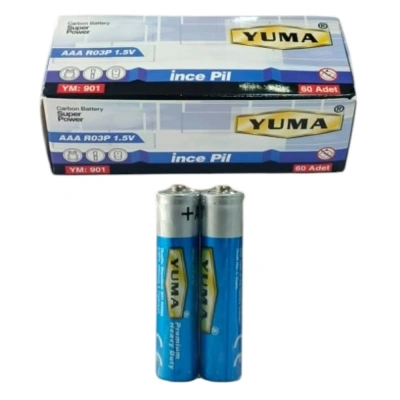 YUMA İNCE PİL 60 LI KUTU YM-901*20