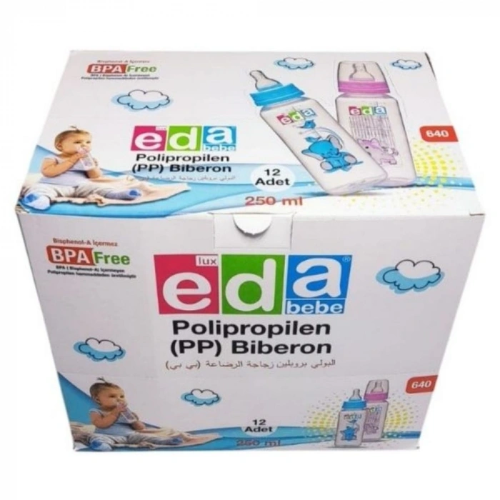 EDA BİBERON PLASTİK 640 250 ML*12