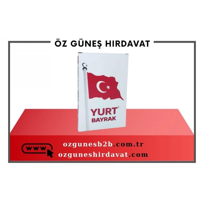 YURT TÜRK BAYRAĞI 100X150*40