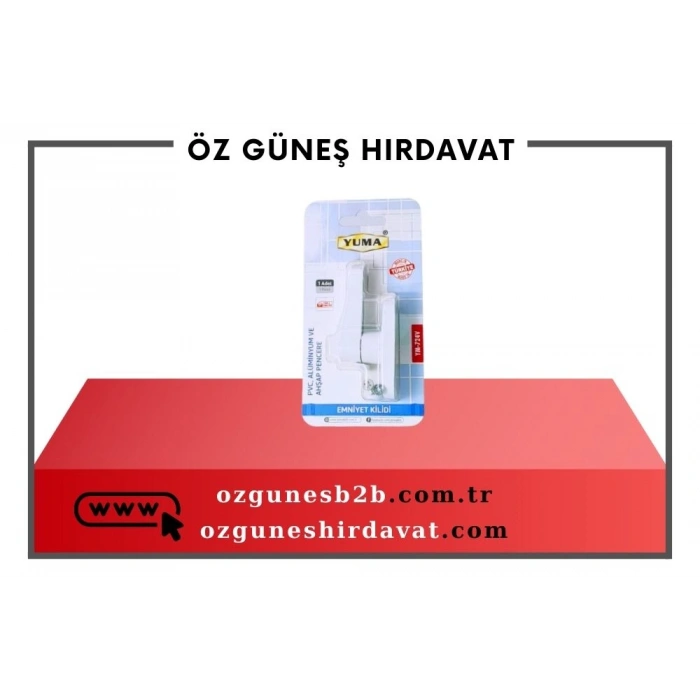YUMA PVC KİLİDİ ÇEKMELİ YM-724V*200