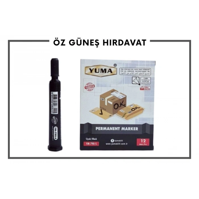 YUMA KOLİ KALEMİ SİYAH YM-790S