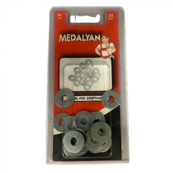 MEDALYAN METAL PUL 1/4 DL 43