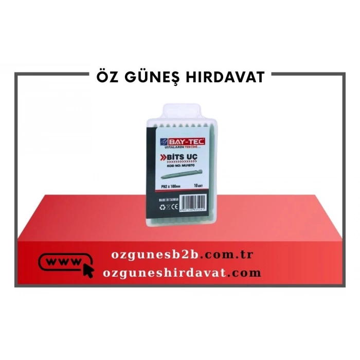 KARE YILDIZ BİTS UÇ PH2 2X100MM MU1870