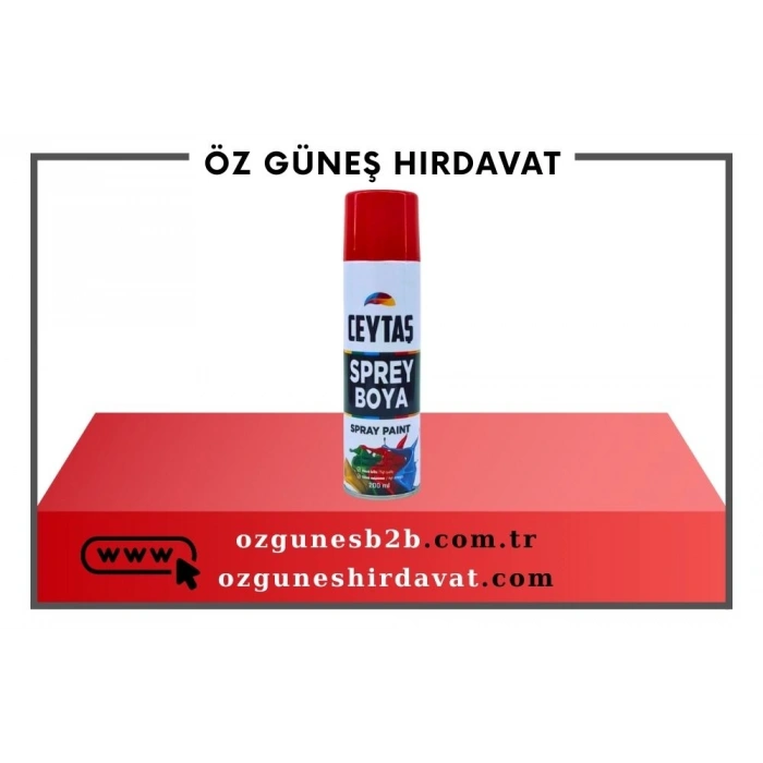 CEYTAŞ SPREY BOYA 200ML.KIRMIZI*30