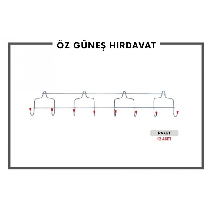 KRAL DUVAR ASKISI METAL  8LI*12