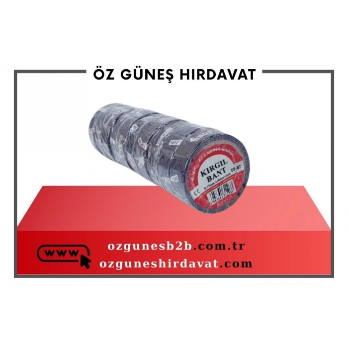 İZOLE BANT SİYAH (10LU)*100