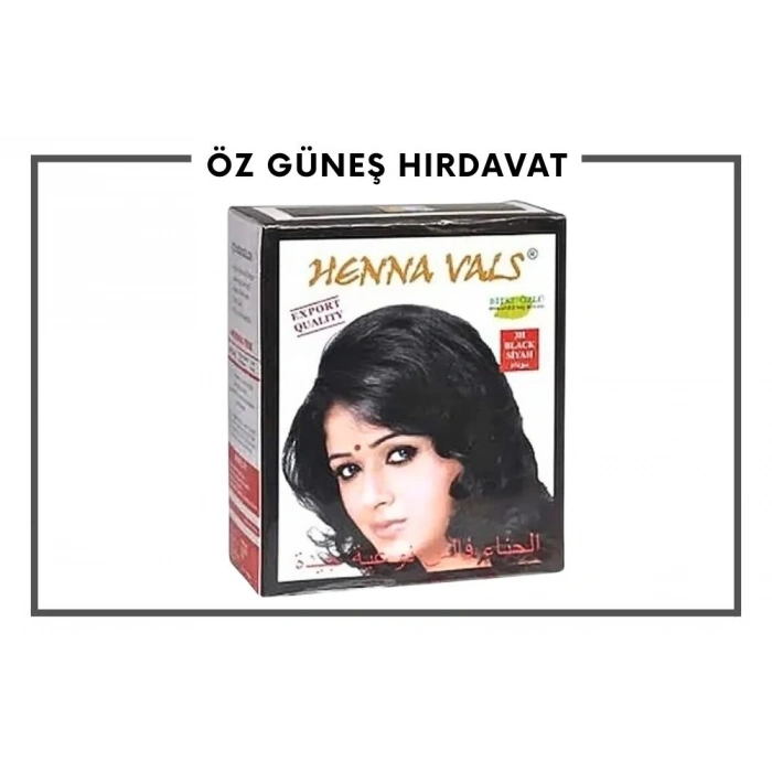 HENNA VALS SAÇ KINASI SİYAH*100