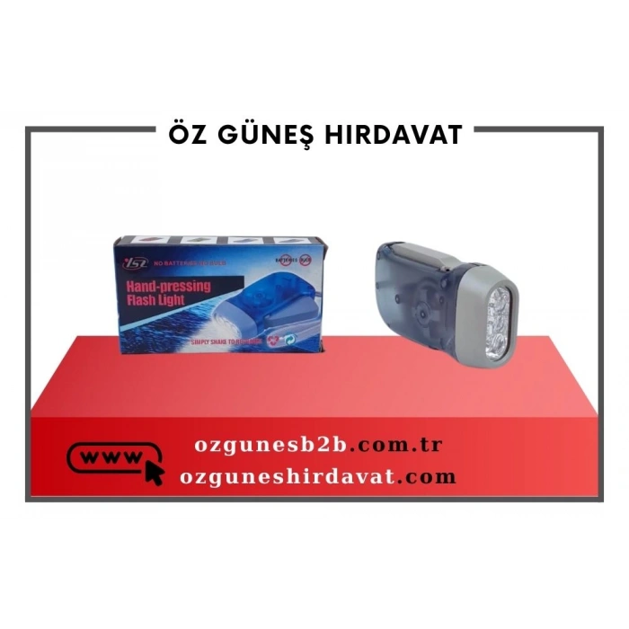 EL FENERİ DİNAMOLU 3 LED 291 1*200