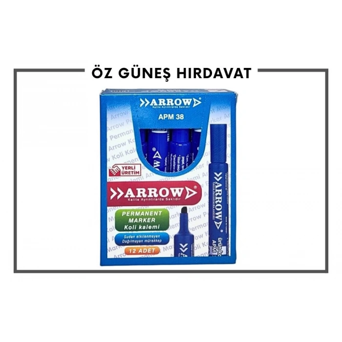 ARROW KOLİ KALEMİ APM38 MAVİ*48