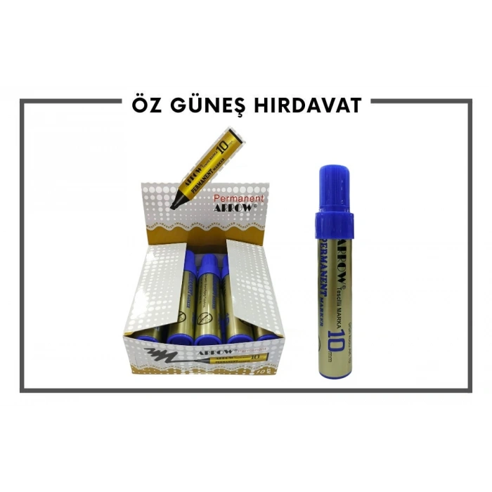 ARROW KOLİ KALEM KALIN MAVİ(10AD)*