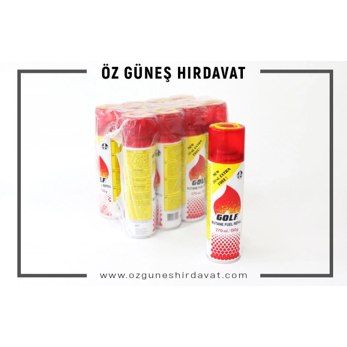 GOLF ÇAKMAK GAZI 270 ML*72