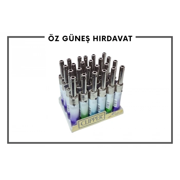 CLIPPER MUTFAK ÇAKMAK TUBE KISA*24