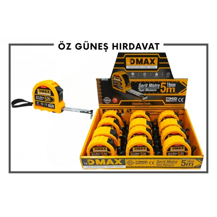 DMAX ŞERİT METRE 5X19 MM 4746*120