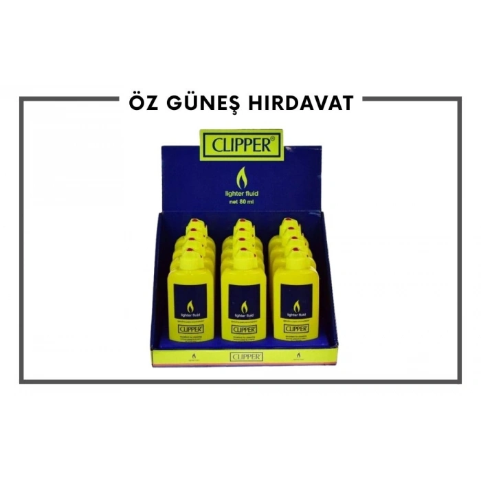 CLIPPER BENZİN 80 ML PLASTİK*96