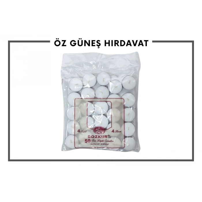 BOZKURT MUM TEALİGHT 50Lİ*20