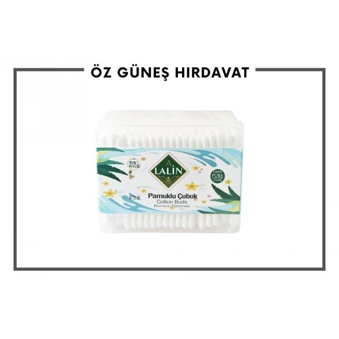 LALİN KULAK PAMUK 200 LÜ YUVARLAK*144