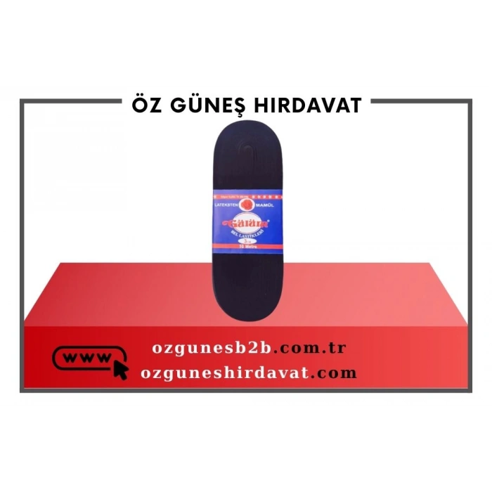 GÜLÜM PAÇA LASTİK SİYAH 3 CM*30