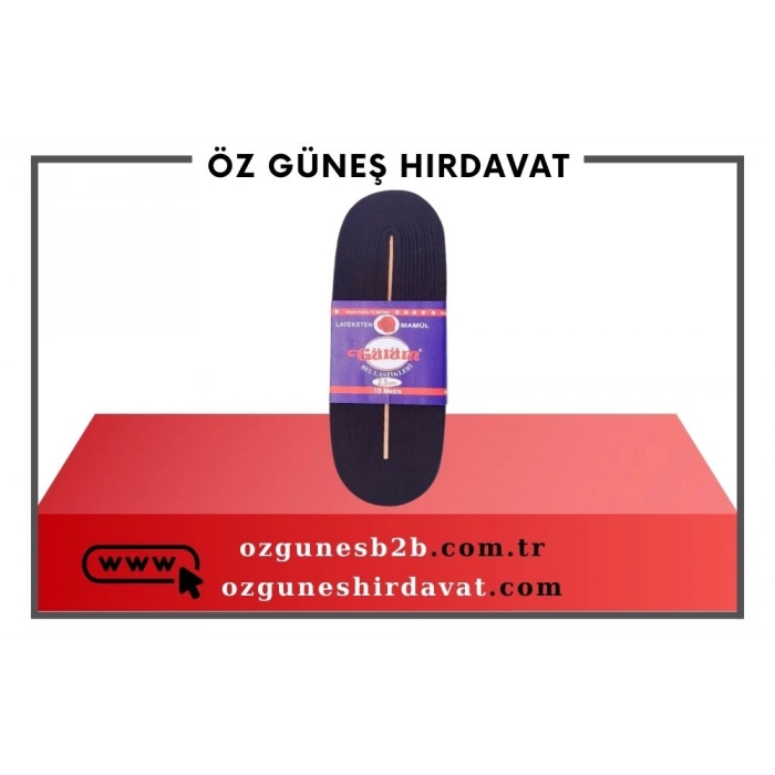 GÜLÜM PAÇA LASTİK SİYAH 2.5 CM*30
