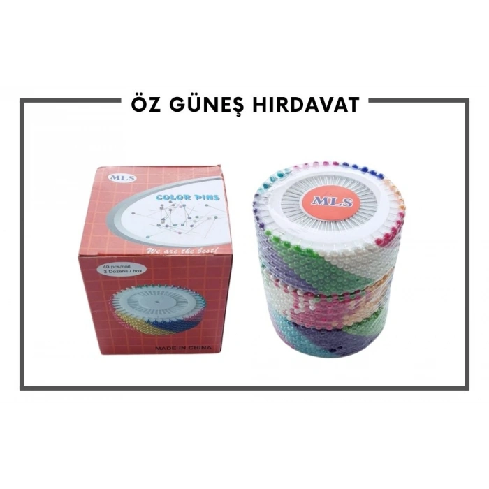 MLS TOPLU İĞNE RENKLİ YUVARLAK 6038