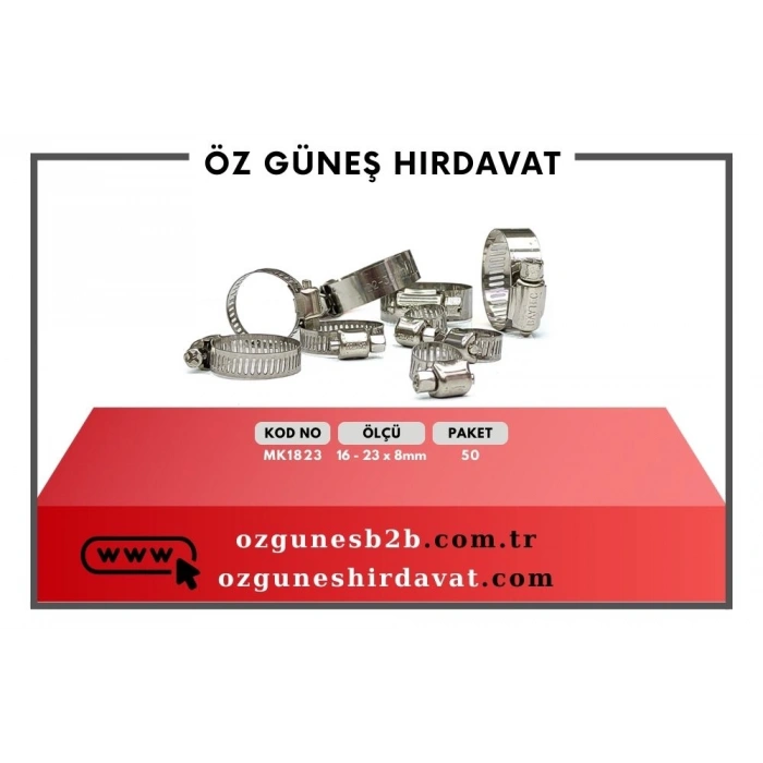 METAL KELEPÇE 16-25X8MM