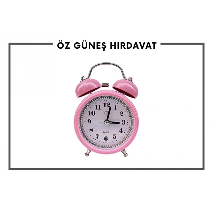 MASA SAATİ METAL KÜÇÜK KUTULU