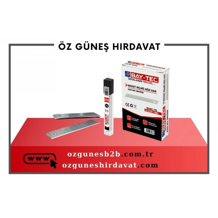 MAKET BIÇAK AĞIZI İNCE (100LÜ)MK1558