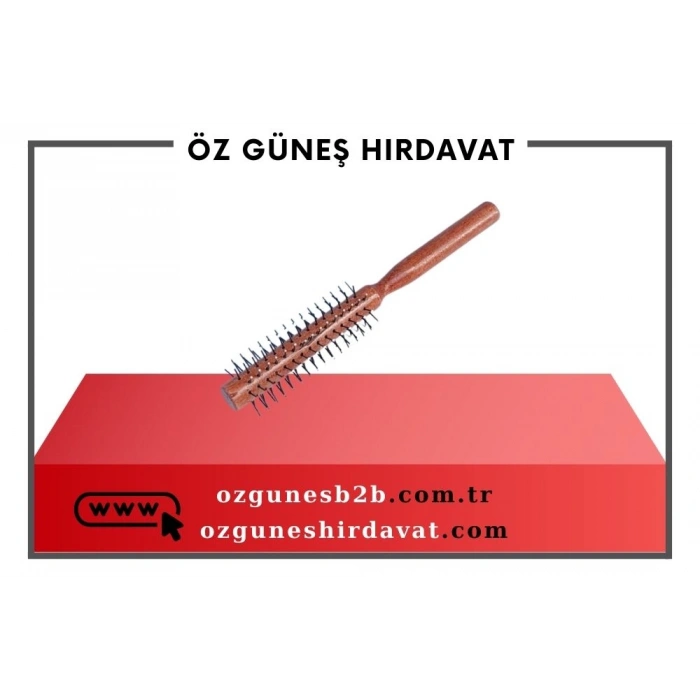 SAÇ FIRÇASI AHŞAP BONCUKLU 741/9002