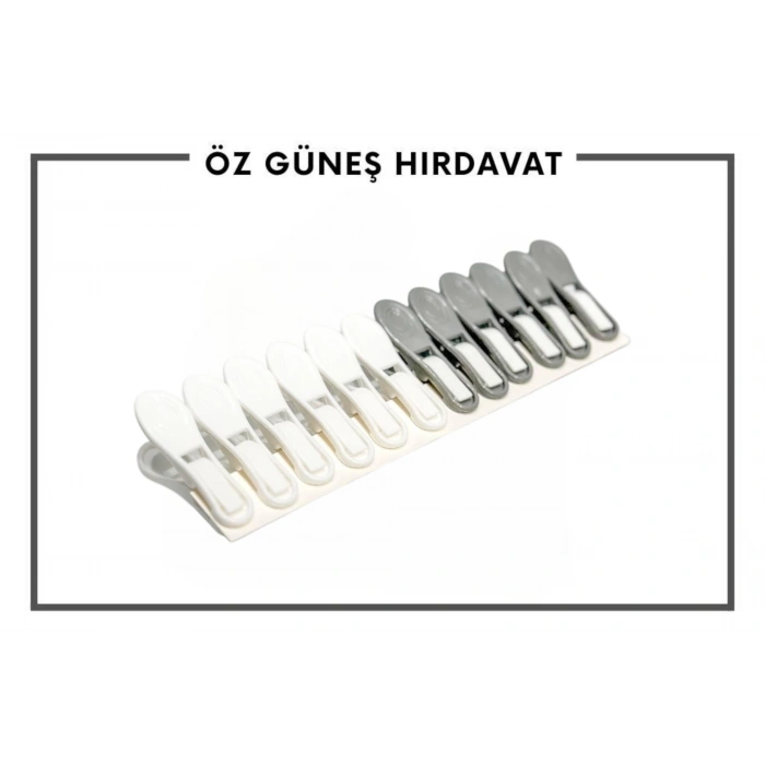 POBİ PB-301 12Lİ YAYSIZ MANDAL*75