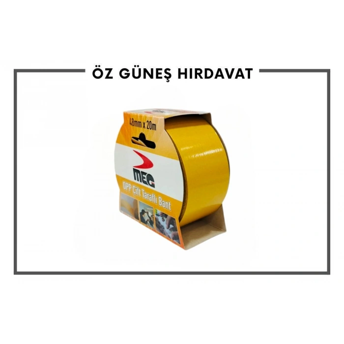 OPP ÇİFT TARAFLI BANT 48MM*20 MT*81