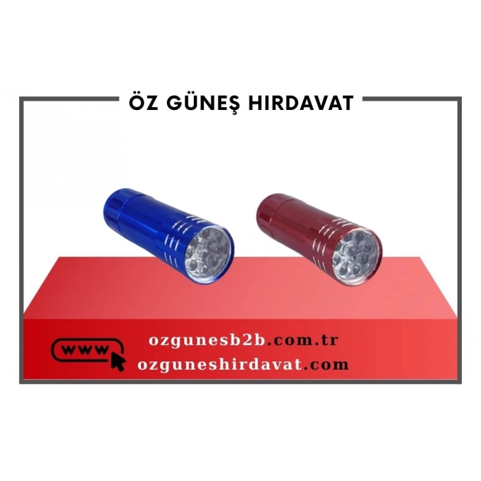 EL FENERİ METAL 9 LED NO:907*480