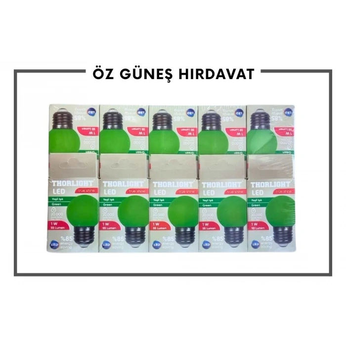 THORLIGHT GECE AMPUL (YEŞİL)