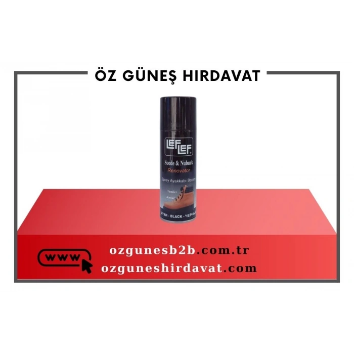 LEFLEF SÜET SPREY BOYA (SİYAH)*48