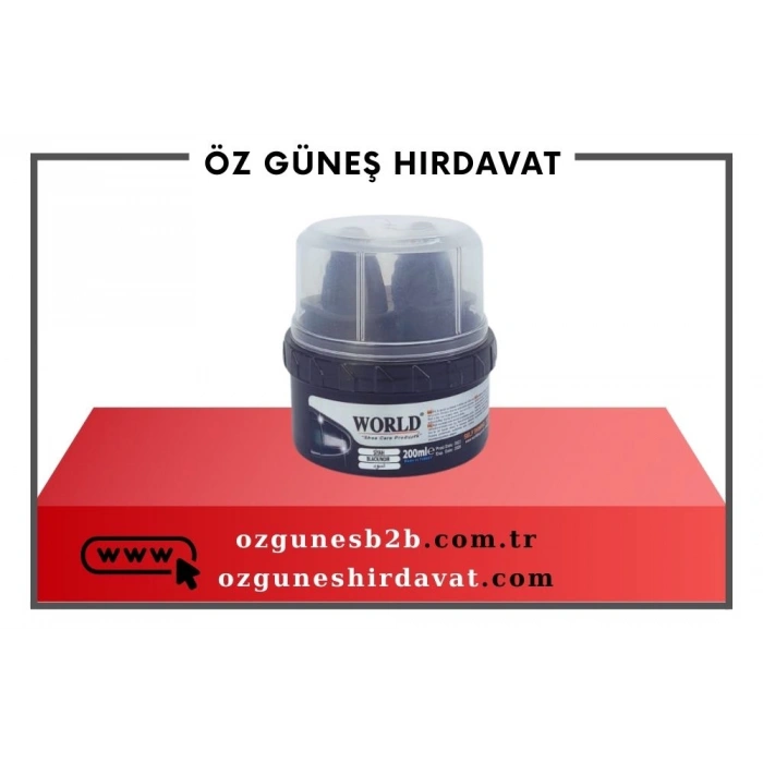 WORLD 200 GR BOYA SİYAH*96