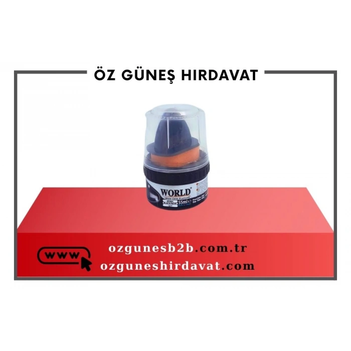 WORLD 55 ML BOYA SİYAH*16