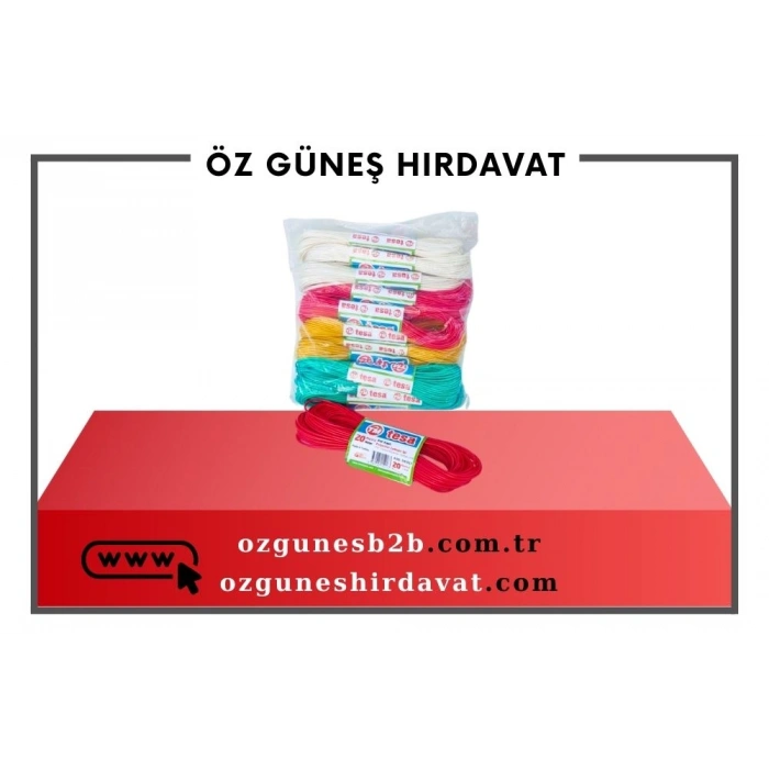 TESA KAPLAMA ÇAMAŞIR İP 20 MT TM-417*120