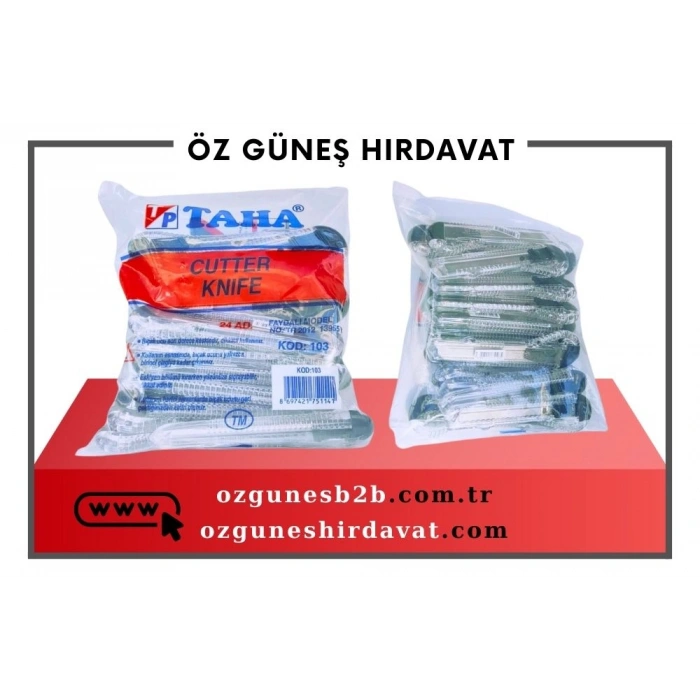 TAHA MAKET BIÇAK ŞEFFAF NO:103*864