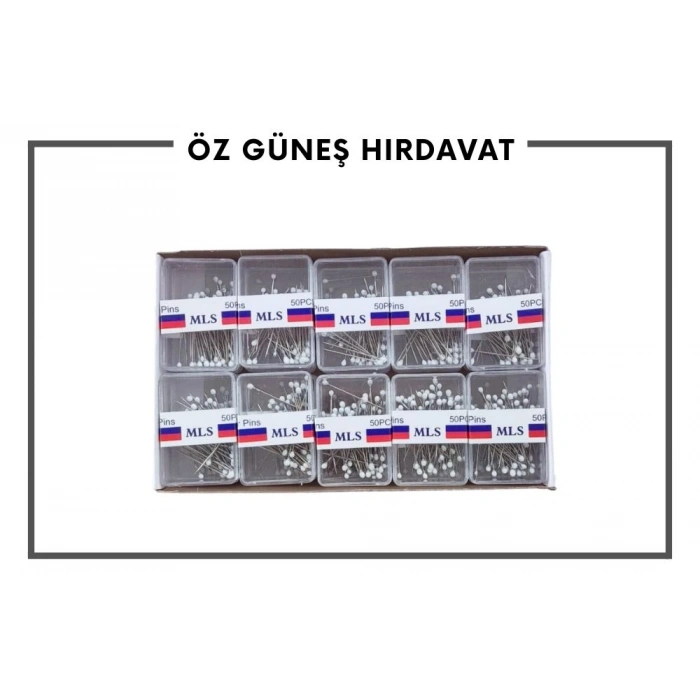 TOPLU İĞNE MİNELİ 50 Lİ (BEYAZ)