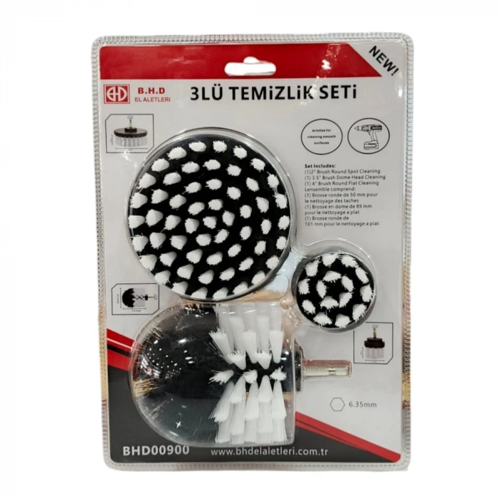 BHD 3 PCS MATKAP FIRÇA SETİ