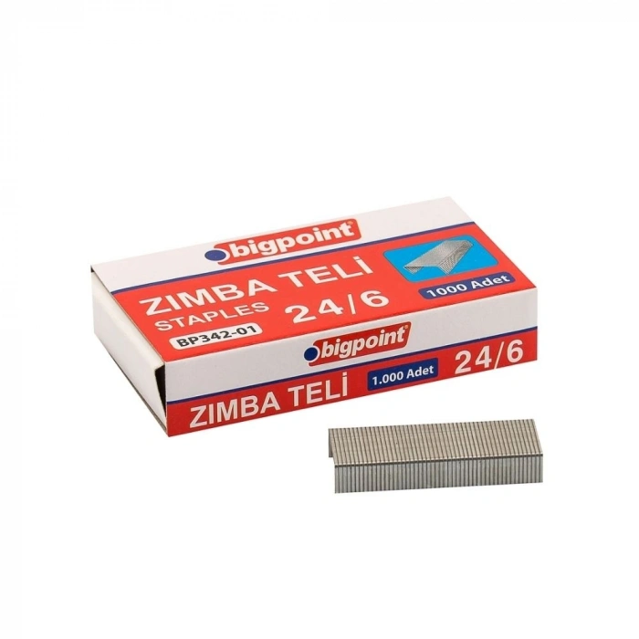 BİGPOİNT ZIMBA TELİ BÜYÜK 24/6 BP342.01*50